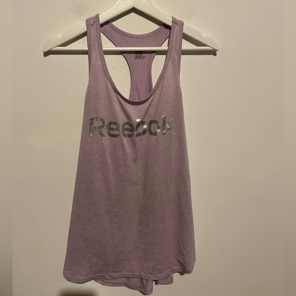 Reebok‎ Womens purple Racer Back Tank top Size Medium